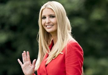 Stunning dengan Warna Merah From Head to Toe, Tampilan Ivanka Trump Jadi Sorotan!