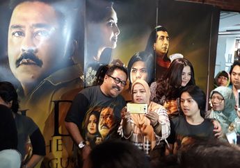 Rano Karno dan Maudy Koesnaedy Tumbang saat Promo Si Doel The Movie