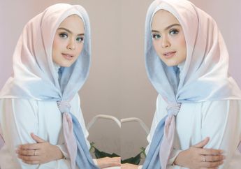 Inspirasi Pemakaian Busana Tunik ala Hijaber Cantik Vebby Palwinta, Contek deh Biar Makin Modis!