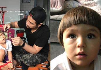 Momen Manis Erick Bana Iskandar Potong Rambut El Barack Jadi Seperti Batok Kelapa