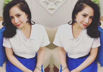 Intip yuk Potret Imut Nagita Slavina dengan Busana Batik dan Hotpants Saat Berlibur ke Bali!