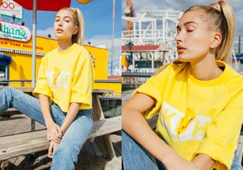 Tampil Memesona dengan Busana Crop Top, Lihat yuk Gaya Street Style ala Hailey Baldwin!