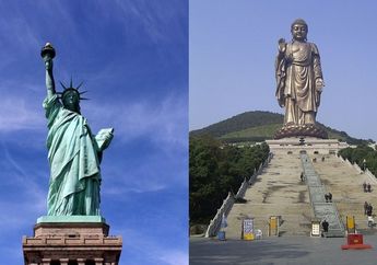 Dua Dari Tujuh Patung Tertinggi di Dunia Ada di Indonesia Loh!