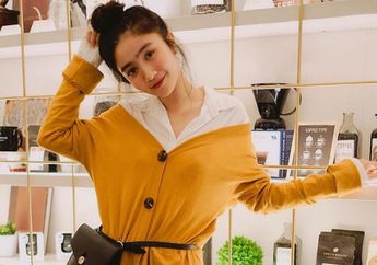 Penampilan Adorable Febby Rastanty dengan Stripe Dress dan Tas Kekinian, Intip yuk!