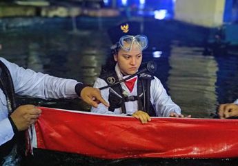 Tak Perlu Izin El Rumi, Marsha Aruan Langsung Terima Tawaran Pengibaran Bendera Dalam Air