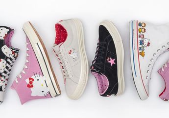 Converse Keluarkan Koleksi Terbaru Bertema Hello Kitty, Lihat Rincian Harganya