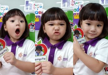 Perjuangan Gempita Kala Menyisir Rambut yang Kusut, Ekspresinya Itu loh!