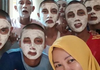 Serunya Para Paskibraka Tingkat Nasional 2018 Maskeran saat di Karantina