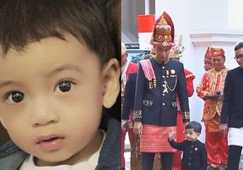 5 Tingkah Lucu Jan Ethes Srinarendra Saat Ikuti Upacara Peringatan Kemerdekaan RI di Istana Merdeka