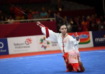 Indonesia Kembali Raih Emas Lewat Sang Ratu Wushu Lindswell Kwok