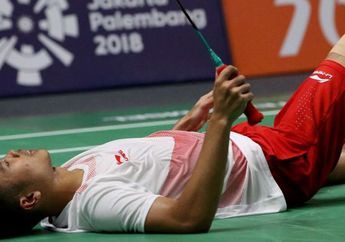 Kondisi Terakhir Anthony Ginting Setelah Alami Cedera Kram Kronis