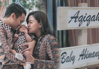 Kompak Pakai Batik, Yuk Intip Suasana Aqiqah Anak Pertama Vicky Shu dan Ade Imam