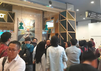 Suasana Nobar di Gandaria City Menyaksikan Pertandingan Sepak Bola Indonesia VS UEA