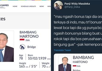 Kocak! 10 Meme Tentang Bambang Hartono yang Akan Terima Bonus Asian Games