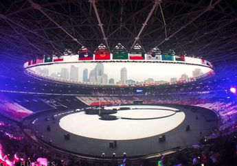 Closing Ceremony Asian Games 2018: Diguyur Hujan, GBK Seperti Turun Salju