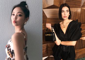 Jennie BLACKPINK dan Dua Lipa Pakai Dress Sama Seharga 10 Juta! Cantik Mana?