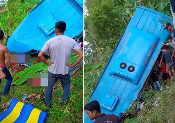Mengenaskan! Ini 4 Fakta Kecelakaan Bus di Sukabumi Sabtu Kemarin