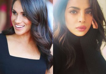 Priyanka Chopra dan Nick Jonas Tiru Pose Potret Pertunangan Meghan Markle dan Pangeran Harry