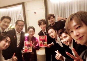Jadi Trending Topic, Ini Keseruan Presiden Jokowi dengan Super Junior!