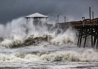 Terjangan Mematikan Badai Florence di Pantai Timur Amerika Serikat