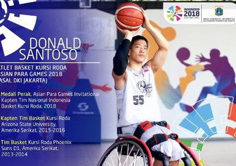 Bertahun-tahun Hidup di Amerika, Donald Santoso Pulang ke Indonesia untuk Asian Para Games 2018