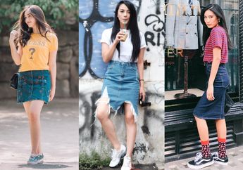 Deretan OOTD Modis Denim Skirt Ala Seleb Tanah Air, Kepoin Yuk!