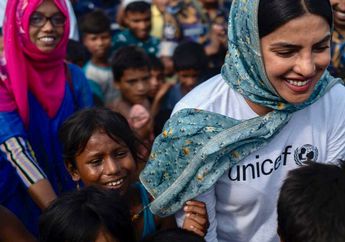 Jadi Duta UNICEF, Priyanka Chopra Bagikan Kisahnya Saat Bersama Anak Pengungsi Rohingya