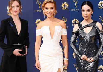 Intip Riasan Para Artis di Emmy Awards 2018, Bisa Jadi Inspirasi Makeup ke Pesta!