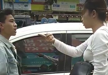 Mobil Emak-Emak Disenggol Motor Bocah SMP, Kejadian di Ciledug Viral