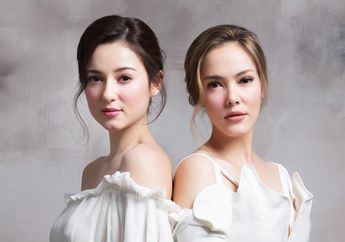 Penampilan Berkelas Kakak Beradik Cathy Sharon dan Julie Estelle Kenakan Dress Karya Sapto Djojokartiko, Sister Goals!