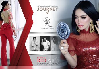 Jelang Konser 10 Tahun Jambul Khatulistiwa, Intip Pemotretan Eksklusif Syahrini Sebelum Acara