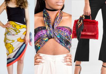 7 Kreasi Scarf Anti Mainstream, Nggak Cuma Buat Leher dan Bandana loh