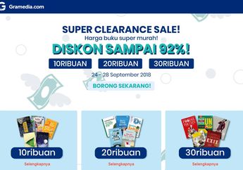 Buat Kamu yang Hobi Membaca, Jangan Lewatkan Diskon Besar-besaran Ini!