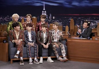 Keseruan BTS di The Tonight Show, dari Trending Topic Dunia sampai Dance Challenge!