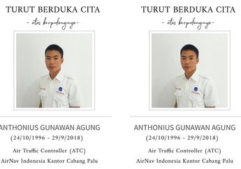 Kisah Heroik  Anthonius Gunawan Agung, Staf AirNav yang Tetap Bertugas Saat Gempa Palu