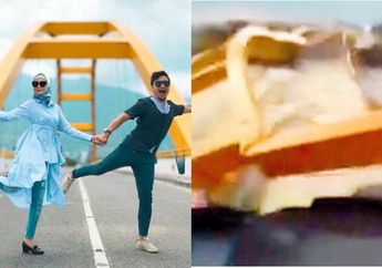 Gempa Donggala - Arie Untung Ungkap Keprihatinannya Lewat Foto Nostalgia di Jembatan Ponulele yang Telah Runtuh