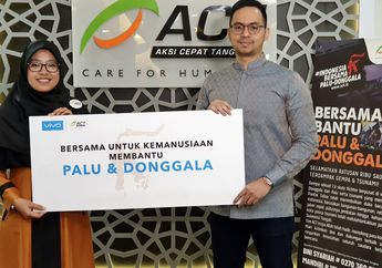 Vivo Indonesia Berikan Donasi Sebesar Rp 4 Miliar Untuk Palu dan Donggala yang Disalurkan Melalui Tim Aksi Cepat Tanggap (ACT) 