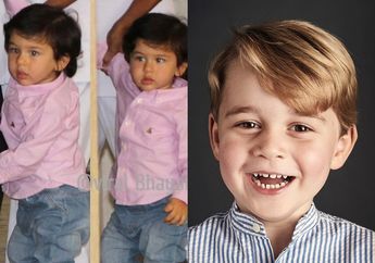Gemas, Begini Gaya Busana Putra Kareena Kapoor, Tak Kalah dari Pangeran George!