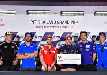 Indonesia In Our Hearts, Pesan Dukungan Pembalap MotoGP untuk Korban Gempa Palu
