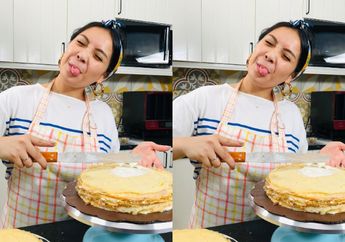 Nagita Slavina Hobi Masak, Kue Coklat Buatannya Diserbu Orang Rumah dan Banjir Pujian