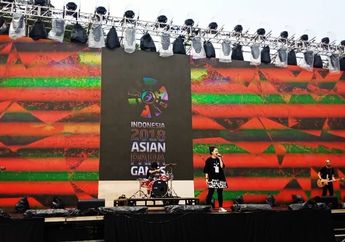 Penonton Lemas, Band Cokelat Bakar Semangat di Closing Cermony Asian Para Games 2018