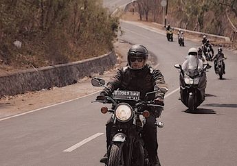 Rombongan Biker Artis Melakukan Touring Amal Gempa Lombok