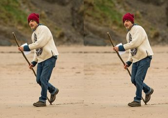 Seniman Wales Ini Ciptakan Lukisan Pasir Demi&nbsp;Kumpulkan Donasi untuk Korban Gempa Palu di Indonesia, Berikut Potret Karyanya