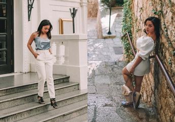 7 Mix and Match Outfit Warna Putih ala Nikita Willy, Termasuk Crop Top yang Curi Perhatian Publik