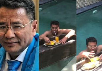 Niat Berikan Klarifikasi dengan Penuh Gaya, Hotman Paris Malah Ketumpahan Jus Jeruk