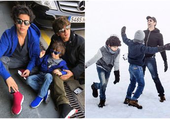 Dari Shah Rukh Khan hingga Hrithik Roshan, Begini Potret Tampan Para Aktor Bollywood Bersama Anak Mereka