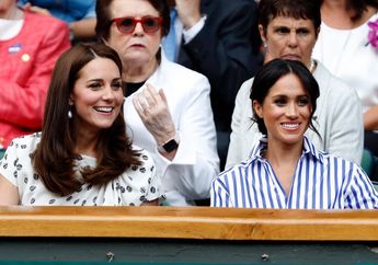 Adu Gaya Kate Middleton dan Meghan Markle yang Kompak Kenakan Gaun Bermotif Polkadot