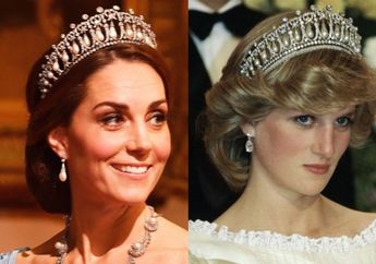 Kate Middleton&nbsp;Kenakan Mahkota Putri Diana di Acara Makan Malam Kenegaraan