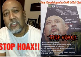 Beredar Meme Bahaya Merokok Pasca Kematian Istrinya, Indro Warkop : Cek and Ricek Dulu ke Orangnya!