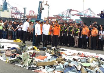 Presiden Jokowi Mohon Agar Keluarga Korban Lion Air JT 610 Tetap Tenang